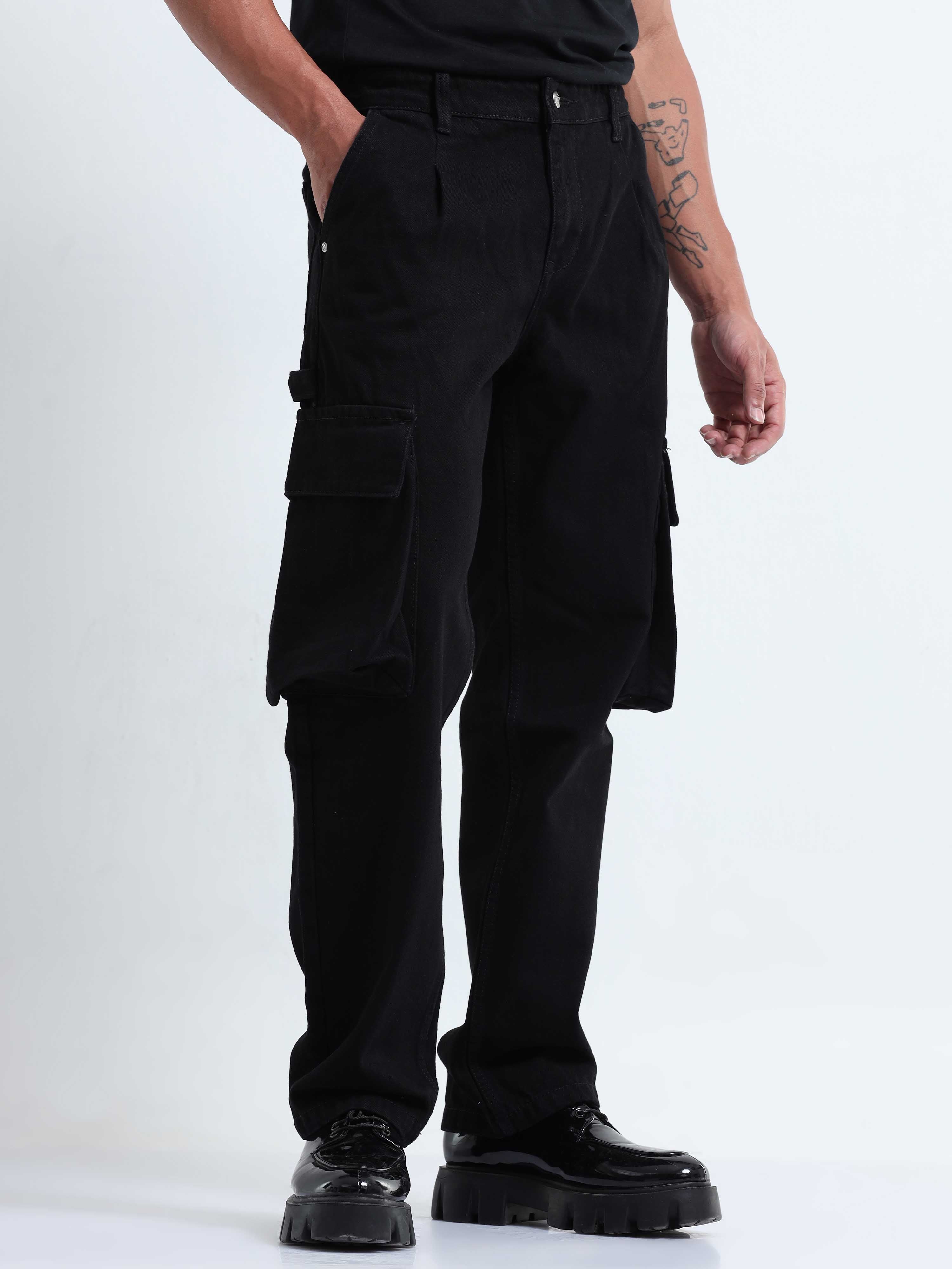 Buy Black Trousers & Pants for Men by Celio Online | Ajio.com